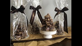 Toasted Coconut Milk Chocolate Christmas Tree
